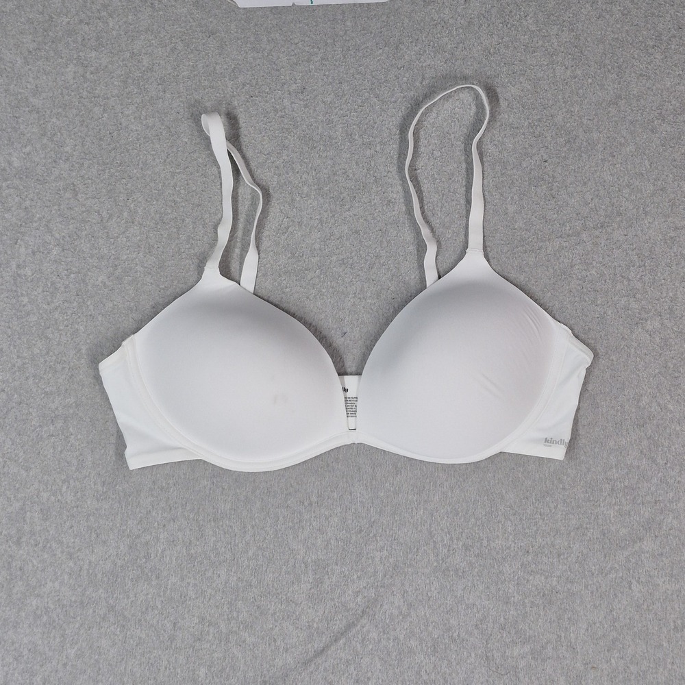 Kindly Yours Women Bra XL White T Shirt Underwired Strap Adjustable READ